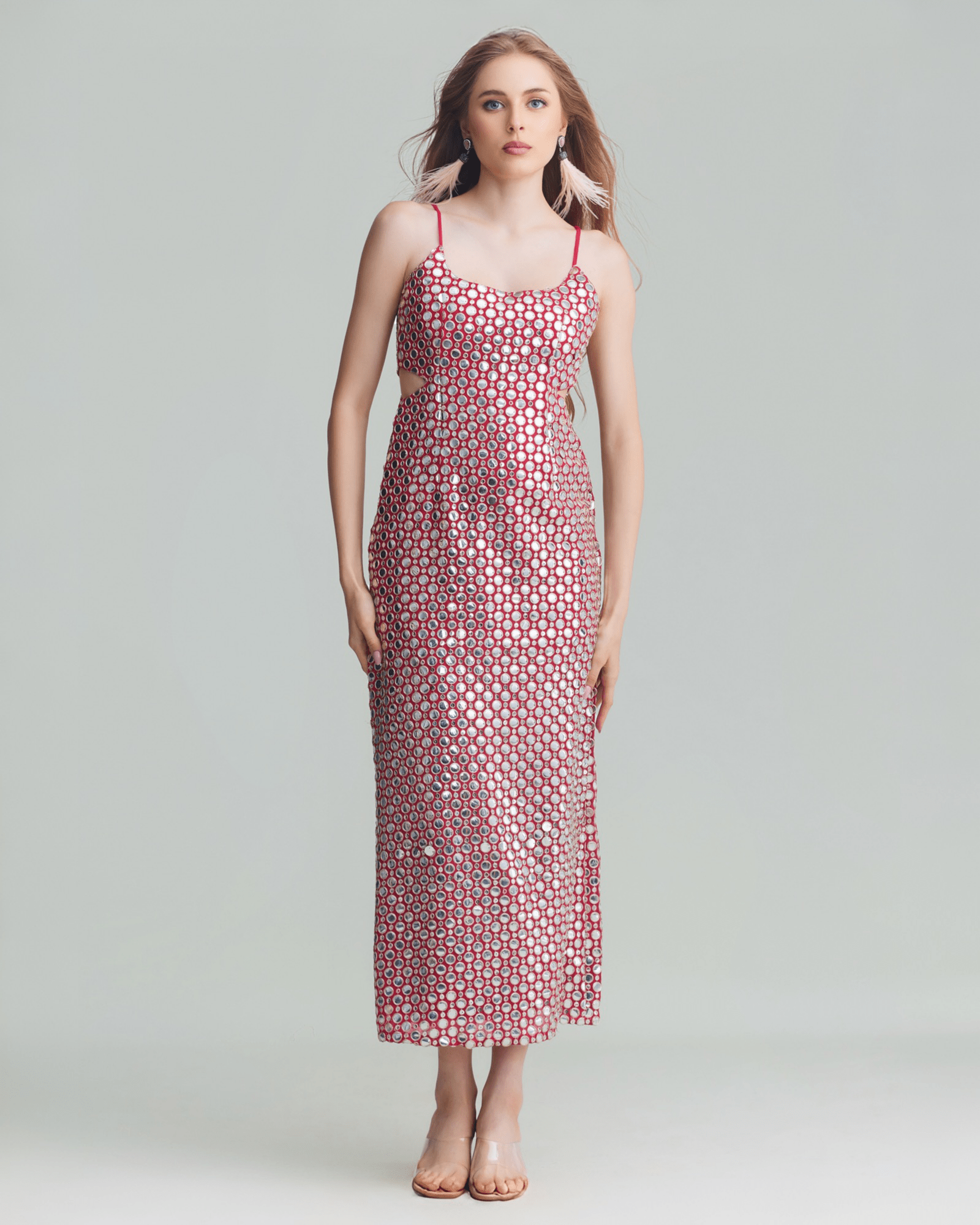 Lily Midi Dress, S / Pink Lily Midi Dress, S / Pink