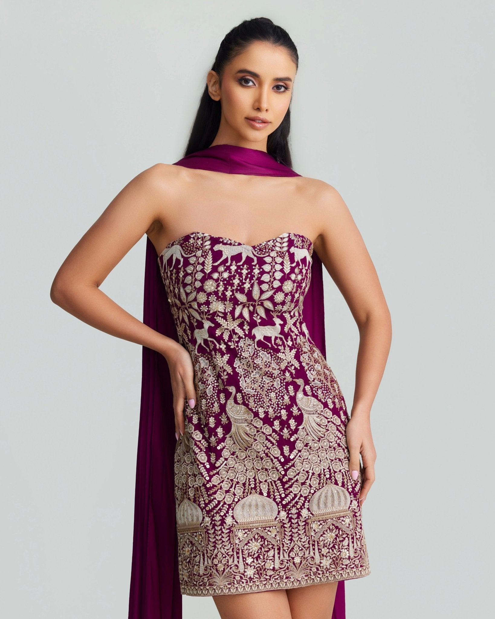 Naya Mini Dress, XL / Purple Naya Mini Dress, XL / Purple