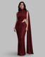 5 Second Sari Maroon (Presale) - holiCHIC
