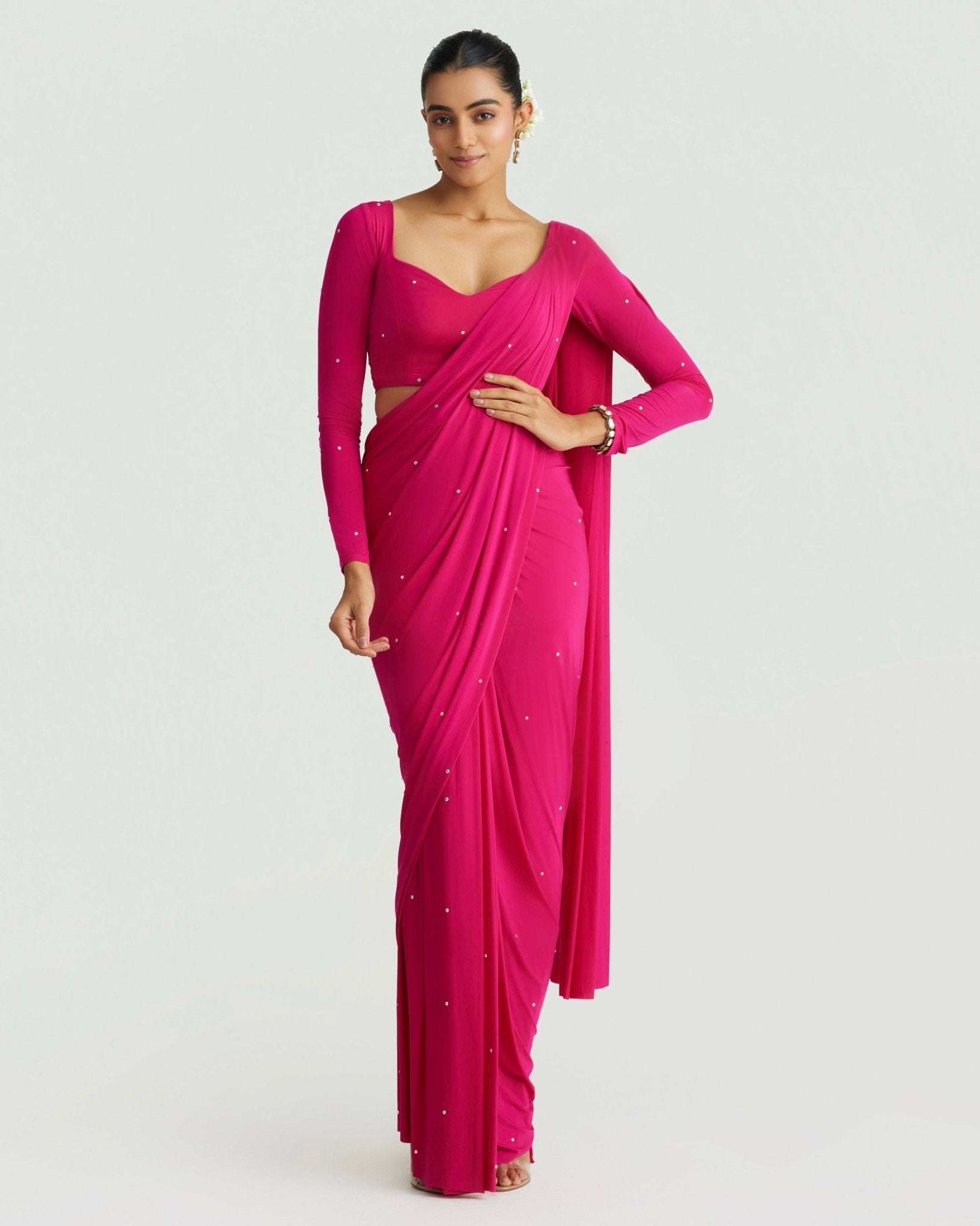 5 Second Sari ™ Pink - holiCHIC