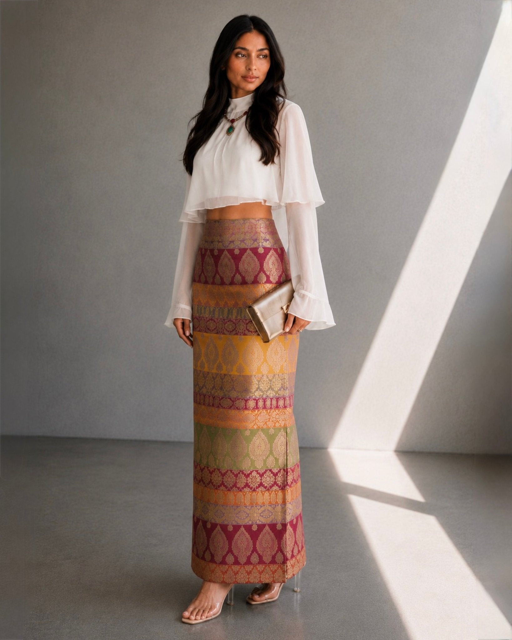 Aurora Maxi Skirt - holiCHIC