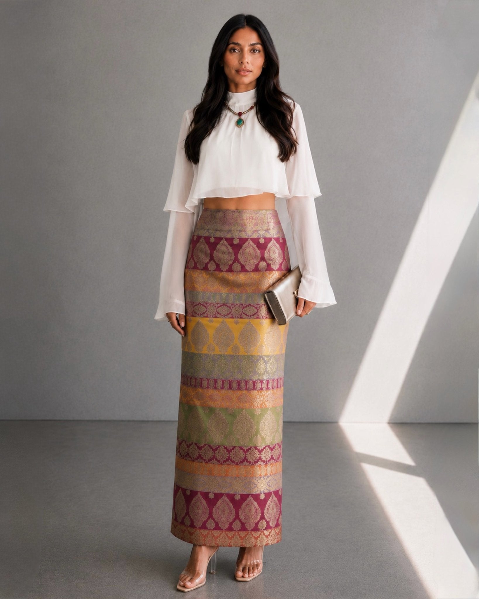 Aurora Maxi Skirt - holiCHIC