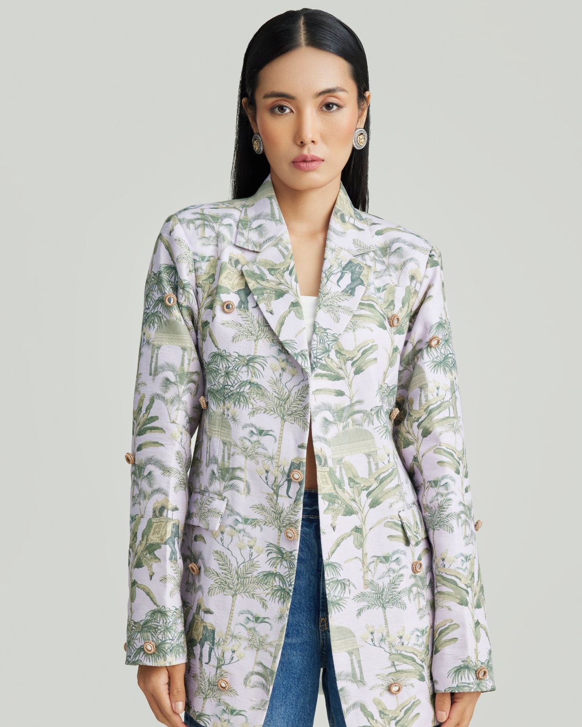 【DEARMINE】Deer layered blazer Demi Blazer – holiCHIC