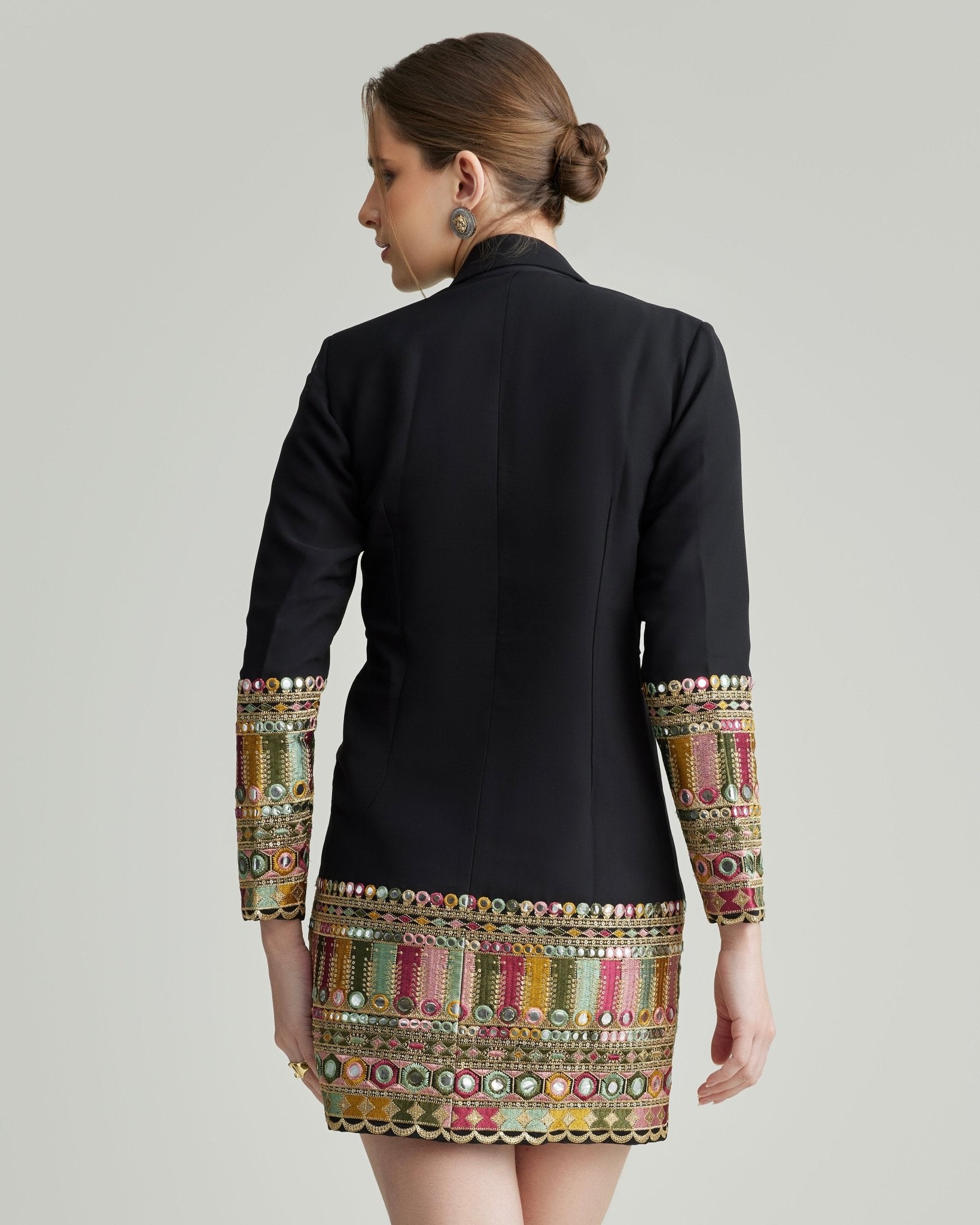 Jaipur Blazer Dress - Black, S / Black Jaipur Blazer Dress - Black, S / Black