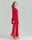 Kaia Dress - Red - holiCHIC