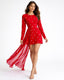Kaia Dress - Red - holiCHIC