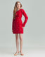 Kaia Dress - Red - holiCHIC