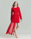Kaia Dress - Red - holiCHIC