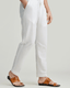 Neil Kurta Pants - White - holiCHIC