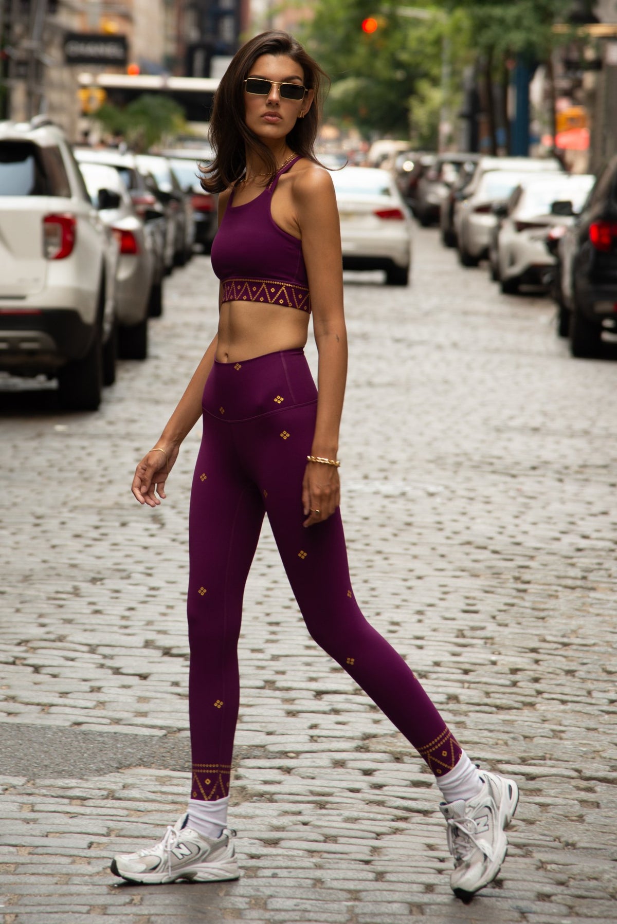 Prana Set in Plum Side View