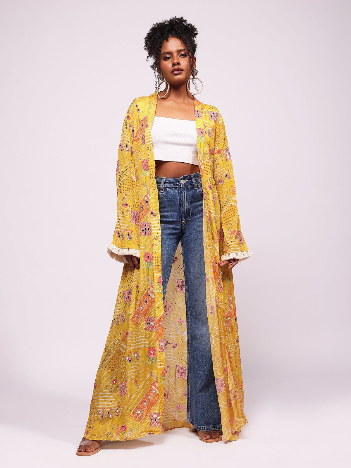Roshni Kimono Front View