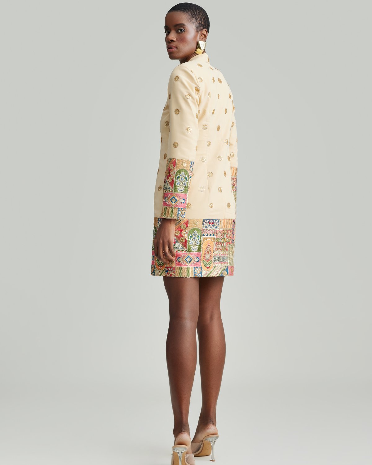 blazer dress cream Jade Blazer Mini Dress - Cream