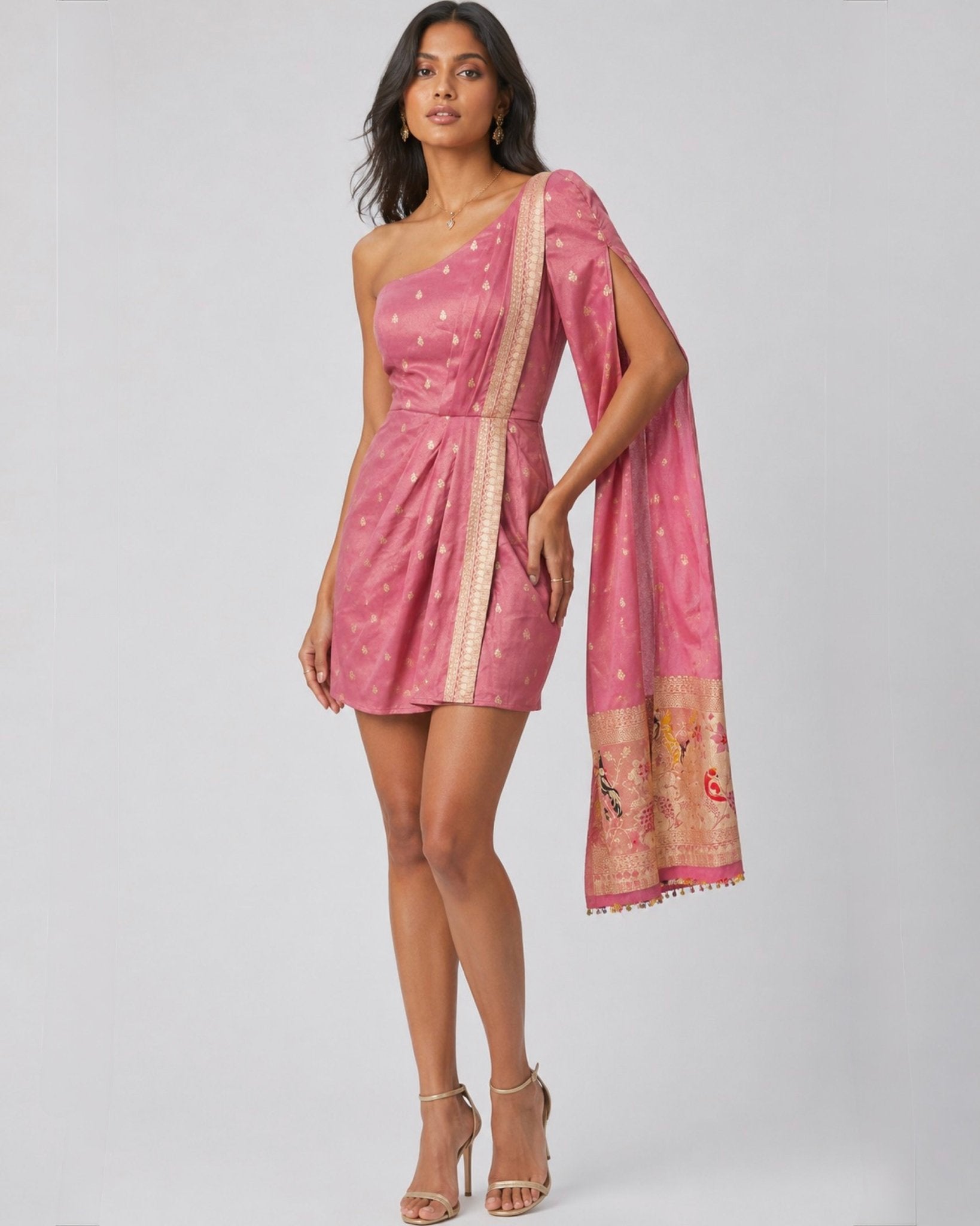 Shanaya Mini Sari Dress - holiCHIC