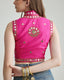 Shivani Embroidered Vest - Pink - holiCHIC