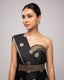 Karishma Sari Gown Black - holiCHIC