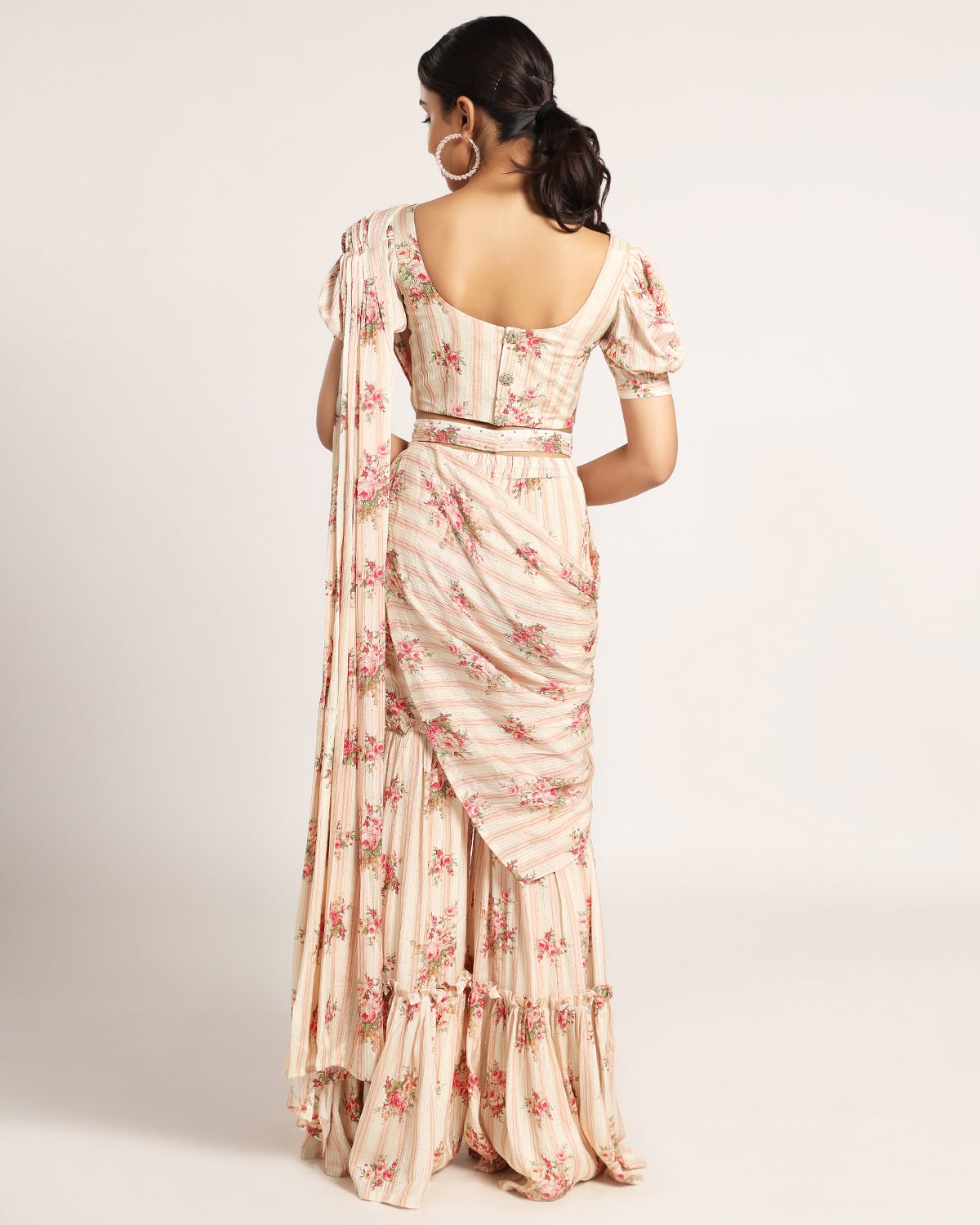 Palazzo saree party wear best sale