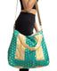 Turquoise Sari Duffle Bag - holiCHIC